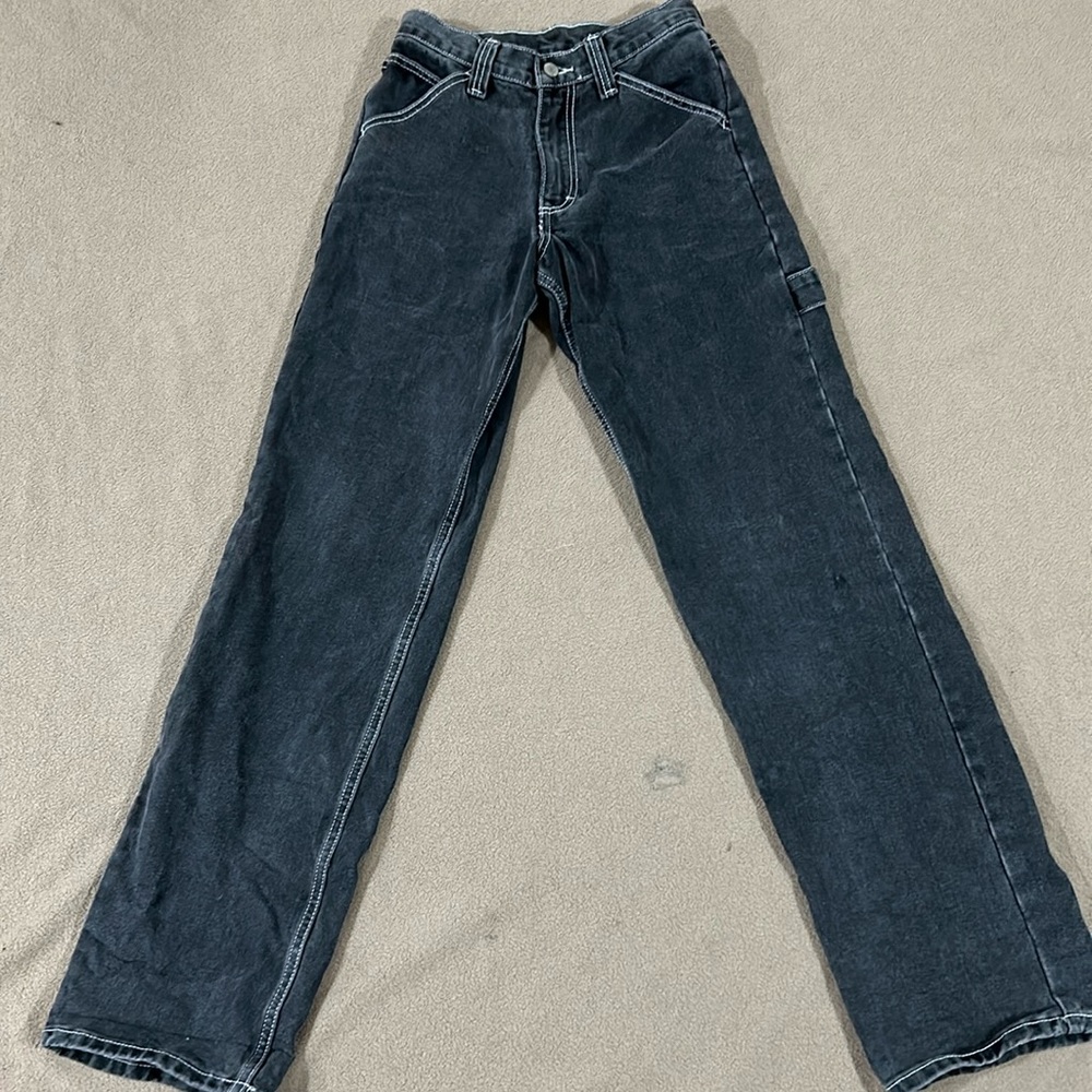 john galt brandy melville women’s black carpenter jeans